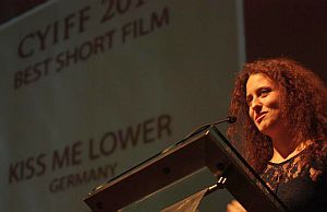 Eleni Katsoni(Regie) beim 7th Cyprus Film Festival 2012